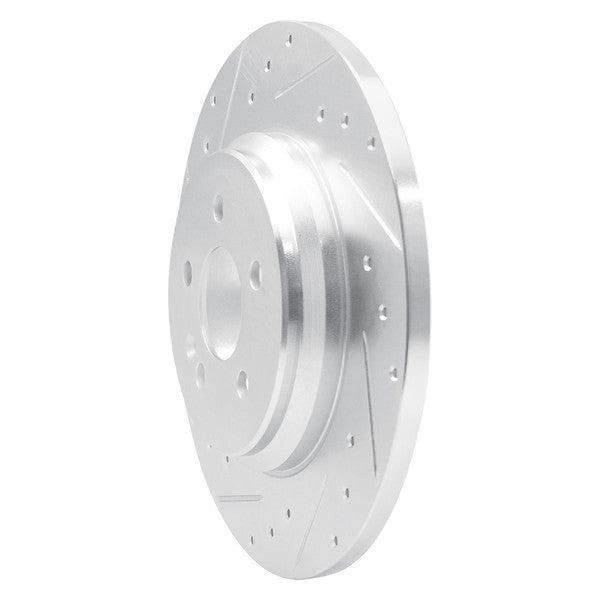 DFC 00-05 Mercedes-Benz ML55 AMG Rear Left Drilled & Slotted Silver Brake Rotor