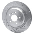 DFC 12-18 Mercedes-Benz ML250 Rear Right Drilled & Slotted Silver Brake Rotor