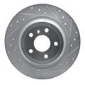 DFC 12-18 Mercedes-Benz ML250 Rear Right Drilled & Slotted Silver Brake Rotor