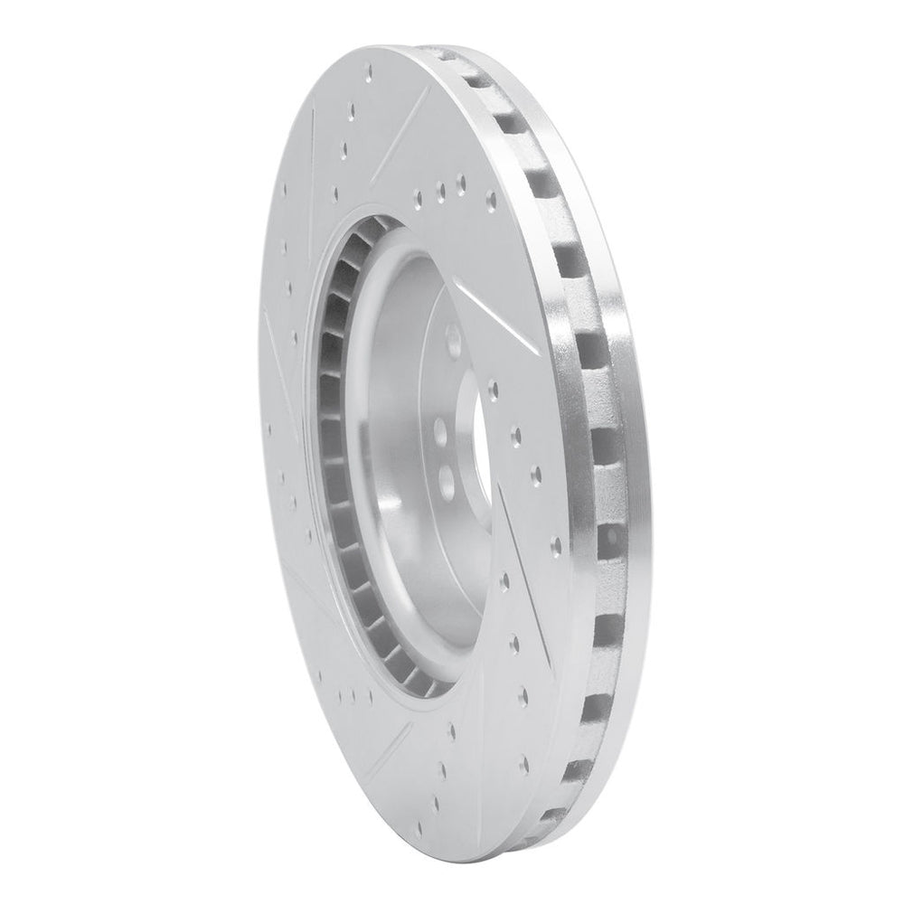 DFC 12-18 Mercedes-Benz ML250 Front Right Drilled & Slotted Silver Brake Rotor