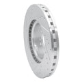 DFC 12-18 Mercedes-Benz ML250 Front Right Drilled & Slotted Silver Brake Rotor