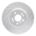 DFC 12-18 Mercedes-Benz ML250 Front Right Drilled & Slotted Silver Brake Rotor