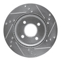 DFC 11-25 Nissan Micra (Canada) Front Left Drilled & Slotted Silver Brake Rotor