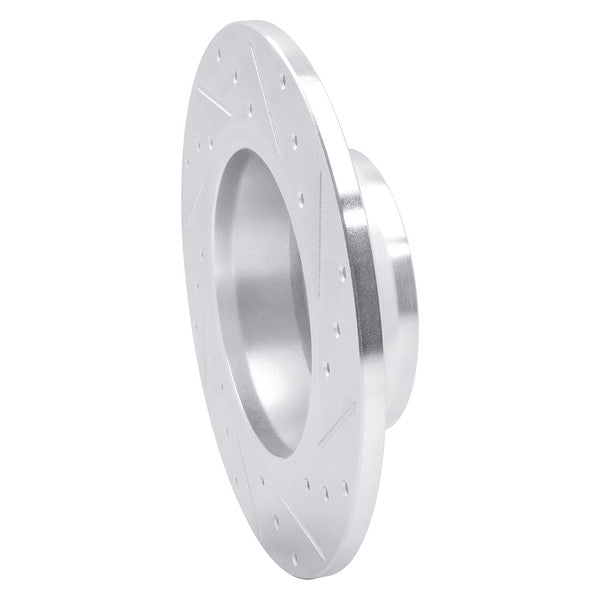 DFC 08-15 Audi TT Rear Left Drilled & Slotted Silver Brake Rotor