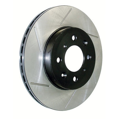 DFC 04-06 Audi TT Quattro Right Front Drilled & Slotted Silver Brake Rotor