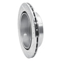 DFC 84-88 Toyota Cressida Rear Left Drilled & Slotted Silver Brake Rotor