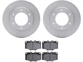 DFC 79-80 Toyota Pickup Front Right Drilled & Slotted Silver Brake Rotor
