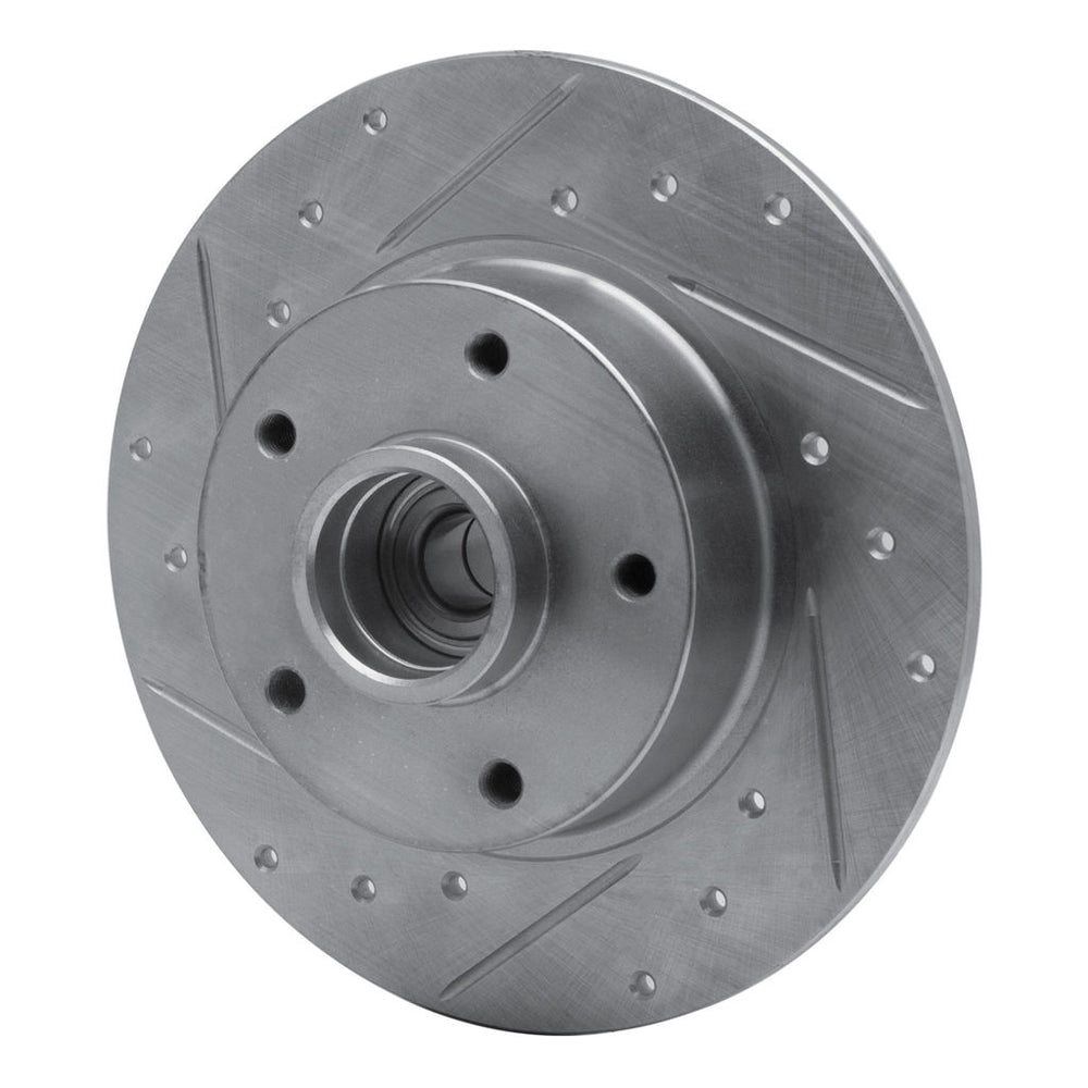 DFC 02-11 Nissan Platina (Mexico) Front Left Drilled & Slotted Silver Brake Rotor
