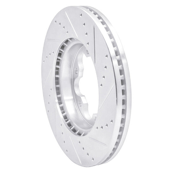 DFC 03-06 Renault Laguna (Mexico) Front Left Drilled & Slotted Silver Brake Rotor