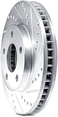 DFC 16-23 Suzuki Ciaz (Mexico) Front Left Drilled & Slotted Silver Brake Rotor