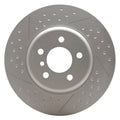 DFC 13-21 BMW 428i Rear GeoSPEC Coated Rotor - Dimpled and Slotted