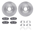 DFC 17-25 Nissan Kicks Front Rotors with 5000 Advanced Brake Pads w/Hardware