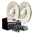 DFC 18-25 Volkswagen Atlas/Atlas Cross Sport Front Rotors with 5000 Advanced Brake Pads w/Hardware