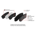 DFC 19-23 Subaru Ascent Front & Rear Rotors with 5000 Advanced Brake Pads w/Hardware