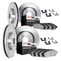 DFC 17-25 Alfa Romeo Stelvio Front & Rear Rotors with 5000 Advanced Brake Pads w/Hardware
