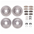 DFC 19-22 Hyundai Tucson Front & Rear Rotors with 5000 Advanced Brake Pads w/Hardware
