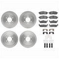 DFC 04-08 Ford F-150 Front & Rear Rotors with 5000 Advanced Brake Pads w/Hardware