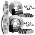 DFC 11-19 Ford Explorer Front & Rear Rotors with 5000 Advanced Brake Pads w/Hardware