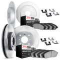 DFC 98-02 Honda Accord Front & Rear Rotors with 5000 Advanced Brake Pads w/Hardware