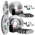 DFC 07-15 Acura MDX Front & Rear Rotors with 5000 Advanced Brake Pads w/Hardware
