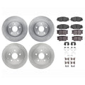 DFC 06-18 Toyota RAV4 Front & Rear Rotors with 5000 Advanced Brake Pads w/Hardware