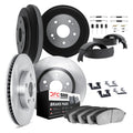 DFC 04-08 Toyota Prius Front & Rear Rotors with 5000 Advanced Brake Pads w/Drums/Shoes/Hardware