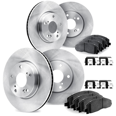 DFC 17-25 Alfa Romeo Stelvio Front & Rear Rotors with Euro 5000 Ceramic Brake Pads w/Hardware