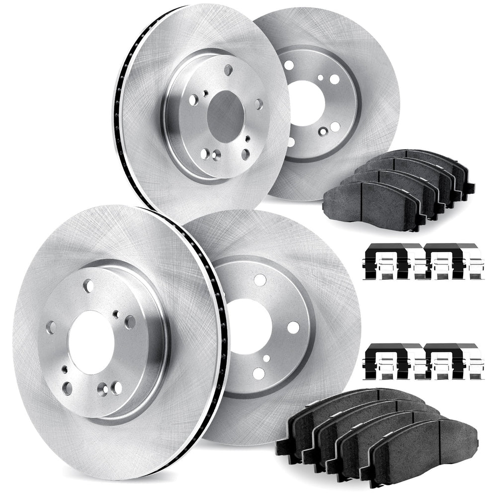 DFC 17-25 Alfa Romeo Stelvio Front & Rear Rotors with Euro 5000 Ceramic Brake Pads w/Hardware