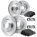 DFC 17-25 Alfa Romeo Stelvio Front & Rear Rotors with Euro 5000 Ceramic Brake Pads w/Hardware