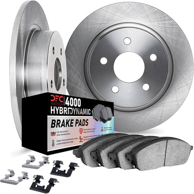 DFC 09-16 Hyundai Elantra Rear Rotors w/4000 HybriDynamic Brake Pads w/Hardware