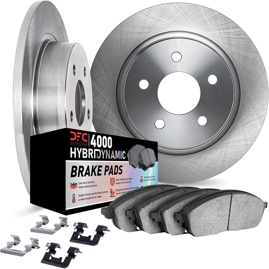 DFC 09-16 Hyundai Elantra Rear Rotors w/4000 HybriDynamic Brake Pads w/Hardware