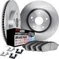 DFC 15-23 Hyundai Kona Electric Front Rotors w/4000 HybriDynamic Brake Pads w/Hardware