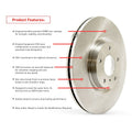 DFC 11-16 Subaru BRZ Front Rotors w/4000 HybriDynamic Brake Pads w/Hardware