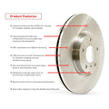 DFC 99-07 Chevrolet Astro Rear Rotors w/4000 HybriDynamic Brake Pads w/Hardware