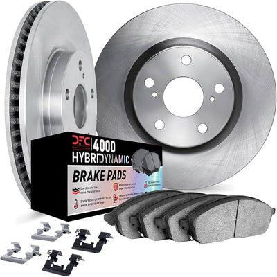 DFC 06-13 Ford Fusion Front Rotors w/4000 HybriDynamic Brake Pads w/Hardware