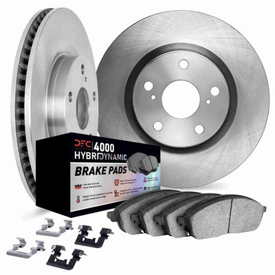 DFC 05-10 Honda Odyssey Front Rotors w/4000 HybriDynamic Brake Pads w/Hardware