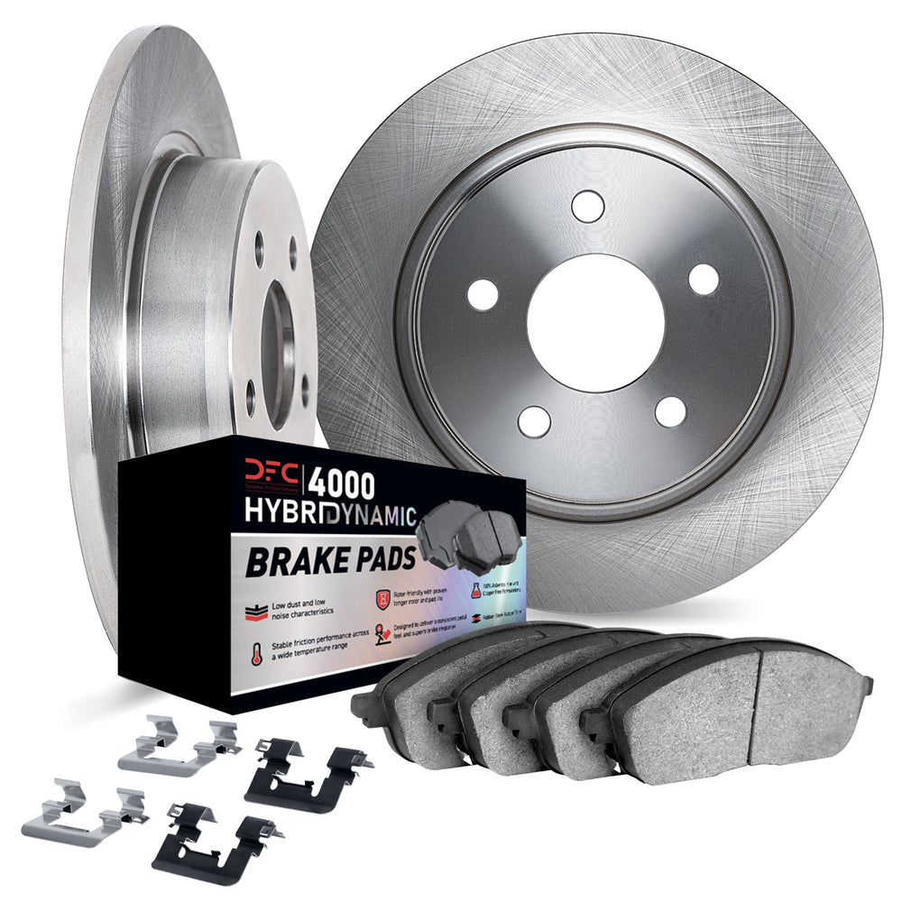 DFC 18-25 Lexus ES300h Rear Rotors w/4000 HybriDynamic Brake Pads w/Hardware