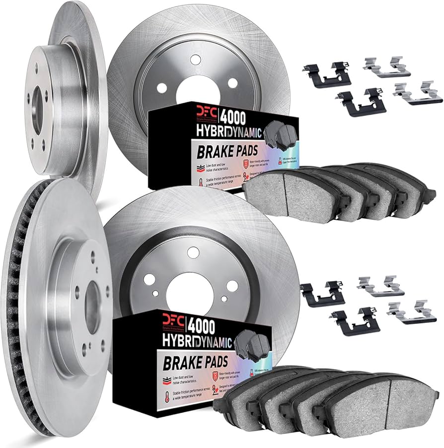 DFC 16-23 Mazda CX-9 Front & Rear Rotors w/4000 HybriDynamic Brake Pads w/Hardware