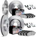 DFC 16-23 Mazda CX-9 Front & Rear Rotors w/4000 HybriDynamic Brake Pads w/Hardware