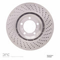 DFC 02-08 Porsche 911 Left Front Drilled Hi-Carbon Alloy Geomet Coated Rotor