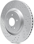 DFC 02-08 Porsche 911 Left Front Drilled Hi-Carbon Alloy Geomet Coated Rotor