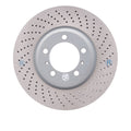DFC 07-13 Porsche 911 Right Front Drilled Hi-Carbon Alloy Geomet Coated Rotor