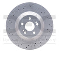DFC 14-21 Mercedes-Benz S550 Rear Drilled Hi-Carbon Alloy Geomet Coated Rotor
