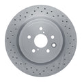 DFC 08-14 Lexus IS F Rear Drilled Hi-Carbon Alloy Geomet Coated Rotor