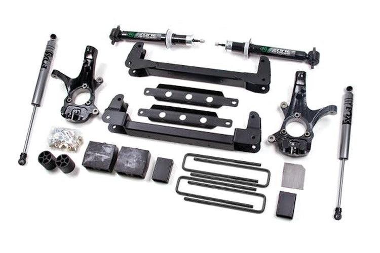 Zone Offroad 07-13 GM C1500 (2WD) 6.5in System - Fox