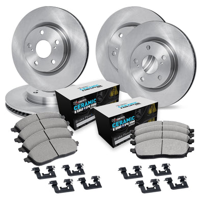 R1 17-23 BMW 540i xDrive Front & Rear Brake Rotor Set w/Euro Ceramic Pads and Hardware