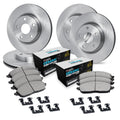 R1 17-23 BMW 540i xDrive Front & Rear Brake Rotor Set w/Euro Ceramic Pads and Hardware