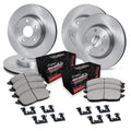 R1 12-25 Dodge Durango Front & Rear Brake Rotor Set w/Off-Road/Tow Brake Pads and Hardware