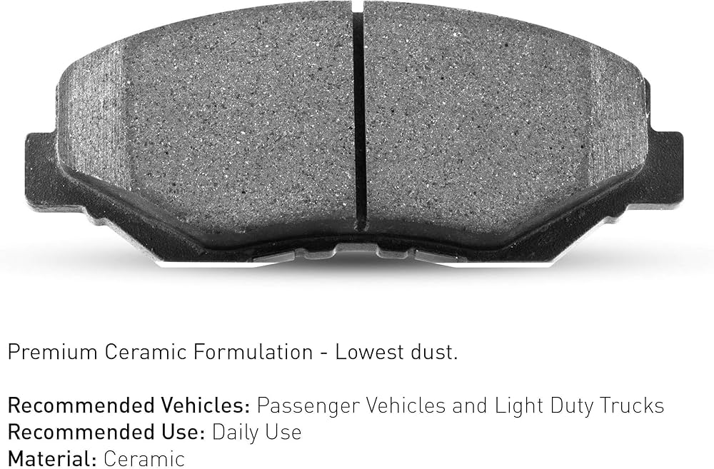 R1 09-12 Toyota Hi-Lux (Mexico) Front Ceramic Brake Pads