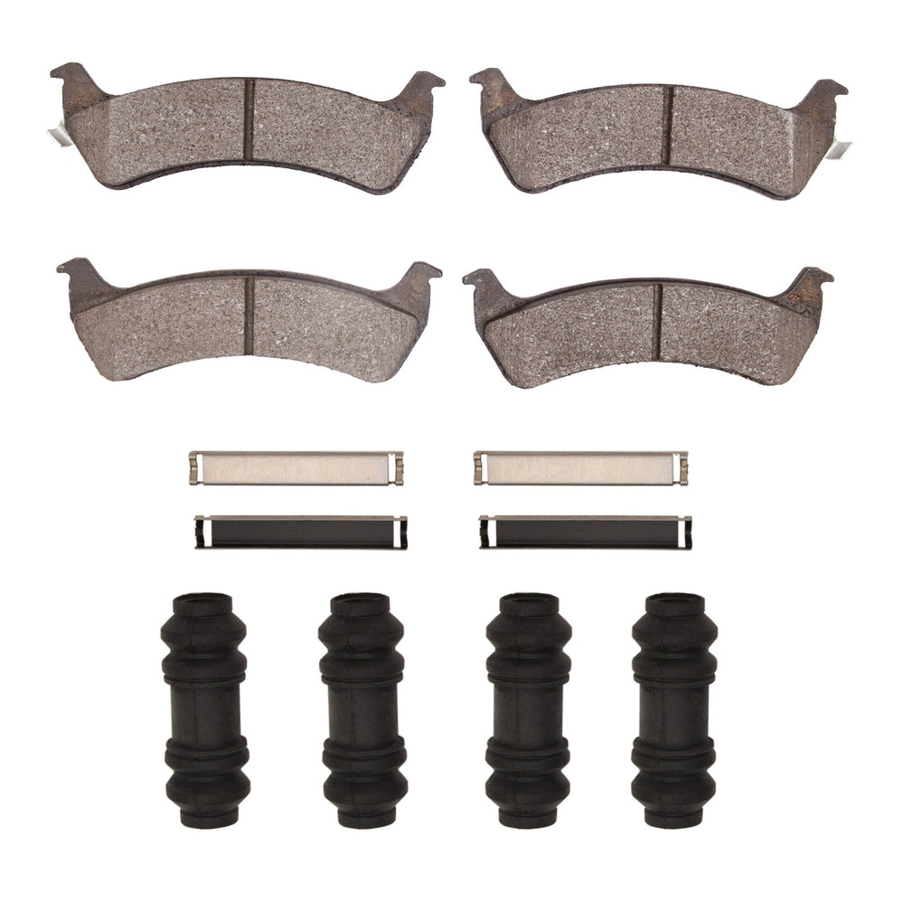 R1 93-05 Ford Explorer Sport Trac Rear Semi Met Pads & Hardware Kit